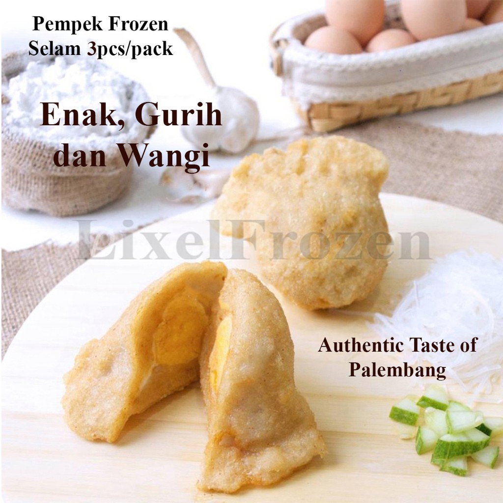 

Pempek Frozen Selam Ikan Tenggiri 3pcs/pack | Khas Palembang