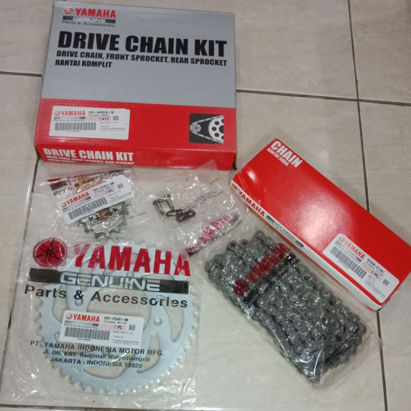 gear set gir roda belakang jupiter Z1 FI injeksi 1DY 1 set asli Yamaha