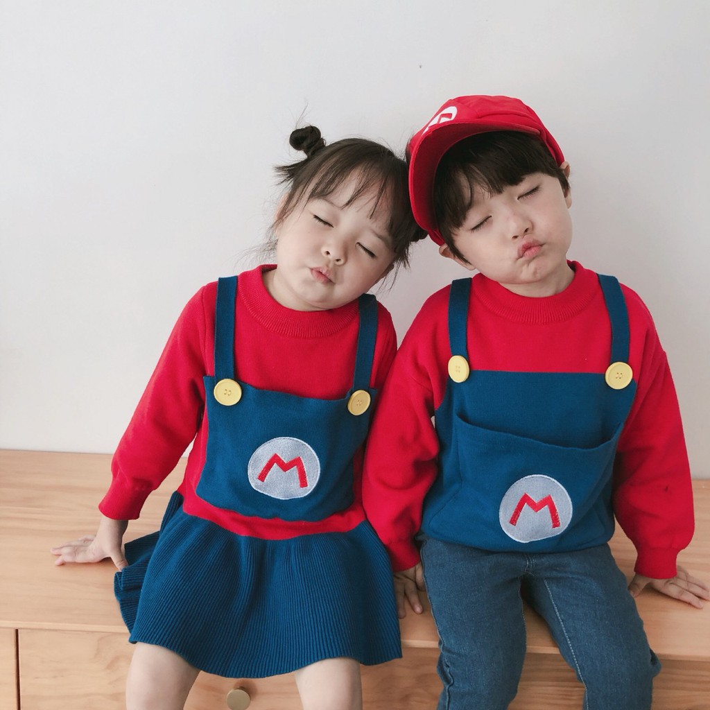 Dress Anak / Dress Mario Bross