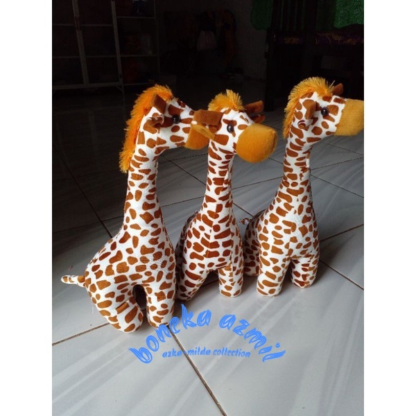 Boneka jerapah size l ukuran 40 cm