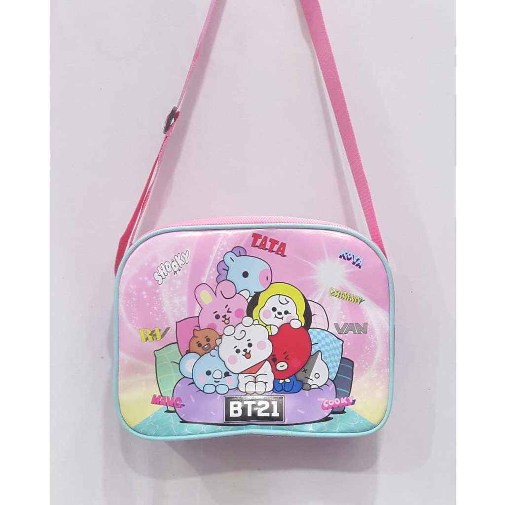JOYELSY - Slempang D motif karakter cewek cowok