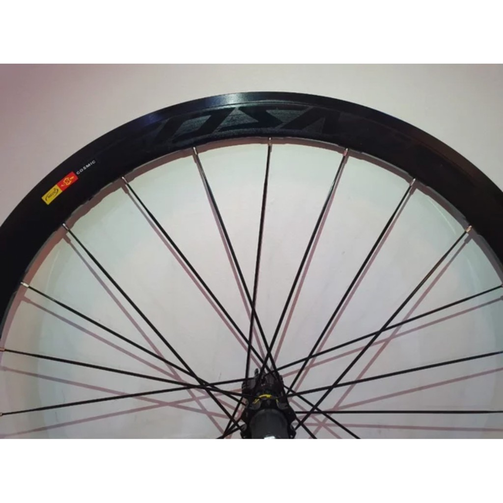 Mavic cosmic SLR 40mm on black decal discbrake 6 bolt TA100142