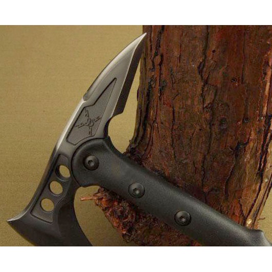 Kapak Dual-Blade Tomahawk Stainless Steel HITAM