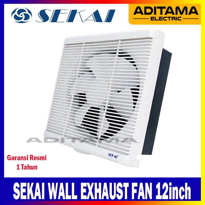 SEKAI WALL EXHAUST FAN 12&quot;inchI WEF-1290/KIPAS EXHAUST SEKAI WEF1290