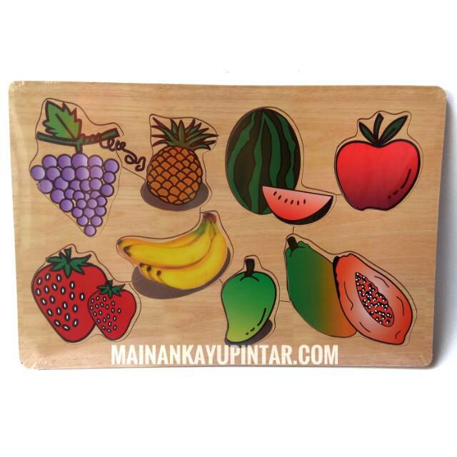 Puzzle Kayu Buah