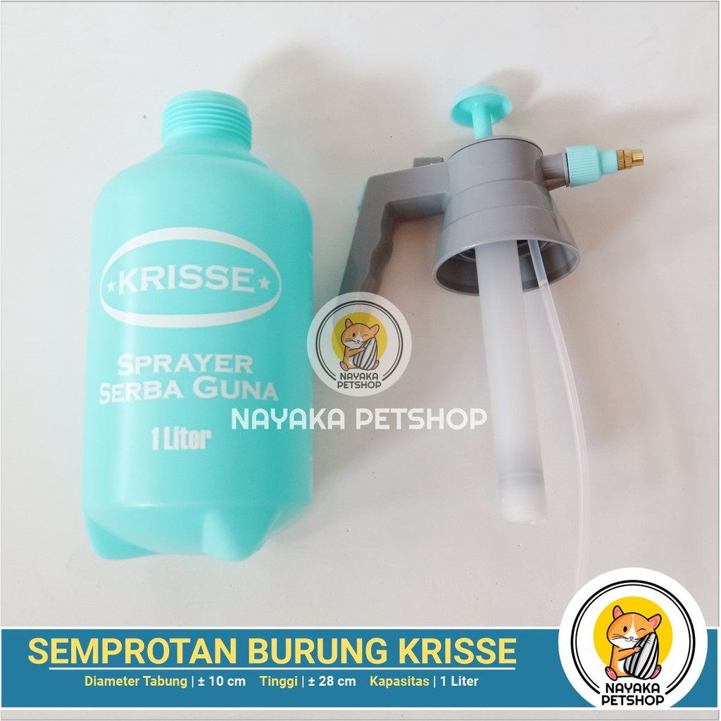 Semprotan Burung Sprayer Air Tanaman Krisse 1 Liter