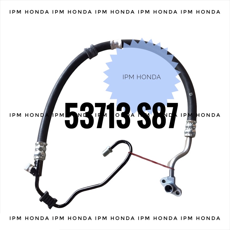 53713 S87 Hose Selang Power Steering Tekanan Tinggi Honda Accord S87 3000cc 1998 1999 2000 2001 2002