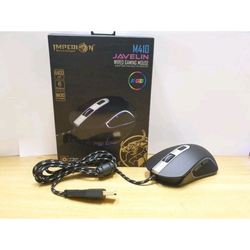 MOUSE GAMING WIRED IMPERION M410 JAVELIN (KABEL) MURAH BERKUALITAS