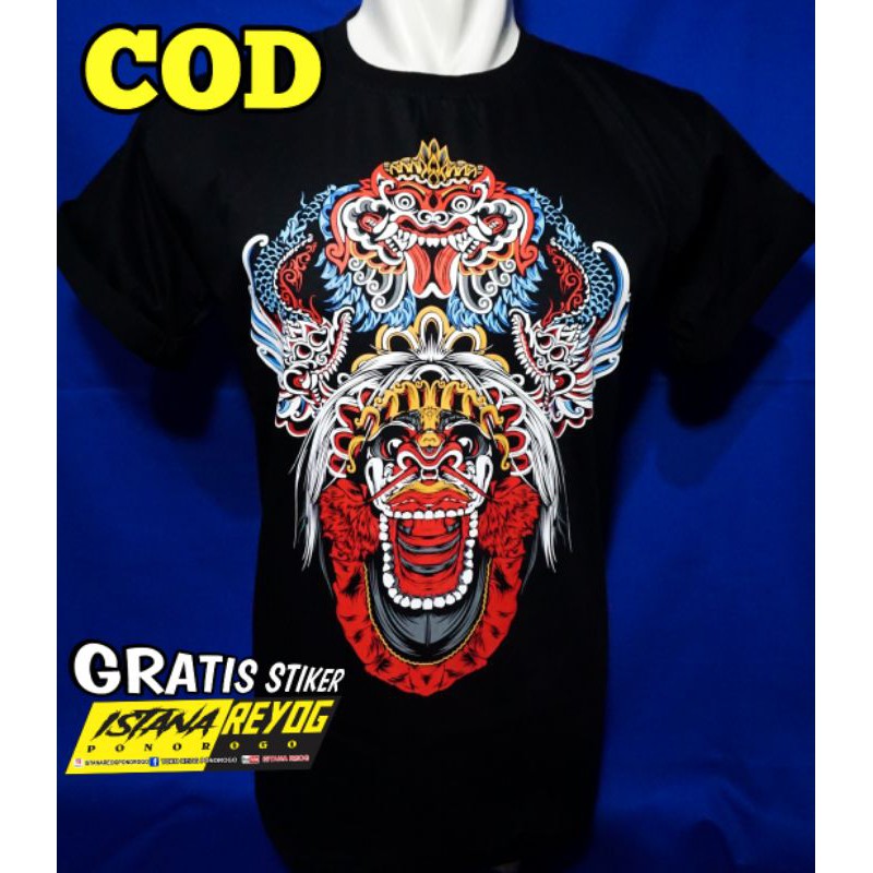 Kaos Budaya jaranan barong asli JIEGEX/JIEGEX TEG001