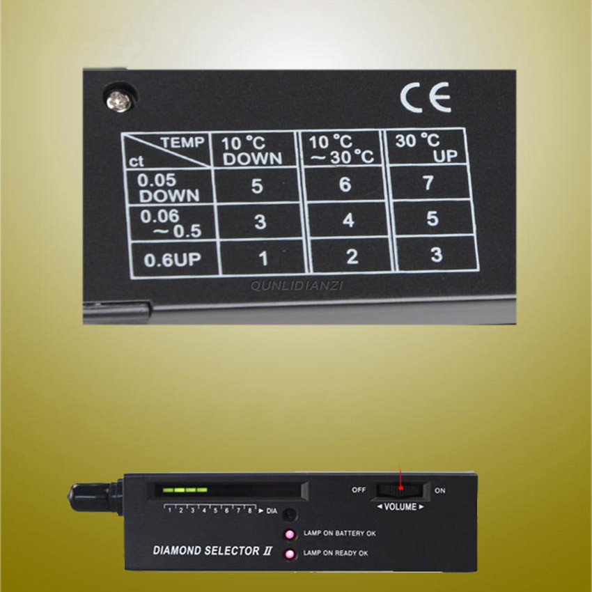 Diamond Selector ii/II - Alat Ukur Kekerasan Batu Berlian Permata Akik Tester Alat Tes Uji Keaslian