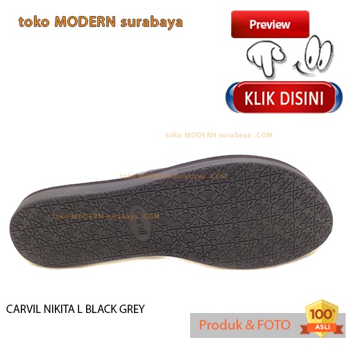 Sandal wanita casual jepit spons printing CARVIL NIKITA L