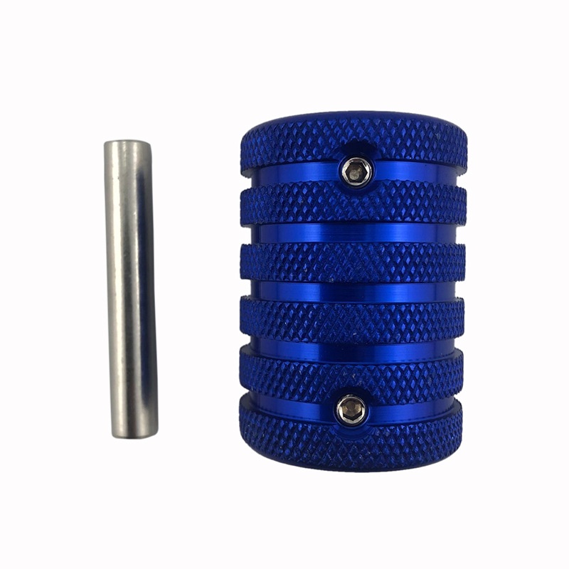 35Mm Aluminium Alloy Tato Knurled Pegangan Tabung Tato Mesin Handle Grip