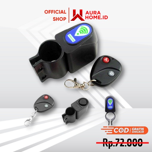 Alarm Sepeda dengan Remote Control / Alarm Sepeda Anti Maling Waterproof / Alarm Sepeda Lipat Anak M