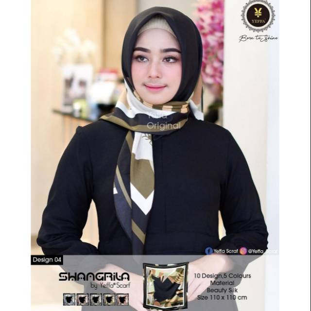 Yeffa scarf segi empat