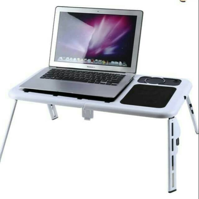 [ READY STOCK ] MEJA LAPTOP PORTABLE MEJA LIPAT MEJA LAPTOP WITH COOLER KIPAS PENDINGIN
