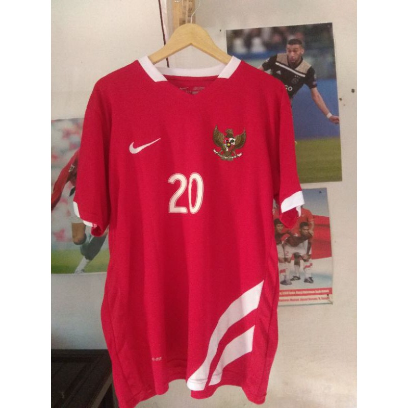 Jersey Timnas Indonesia Piala Asia 2005 nameset Bambang Pamungkas