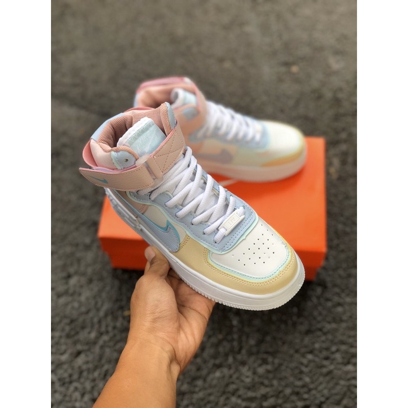 Sepatu Sneakers Wanita Nike Air Force 1 Mid Shadow Import Quality-3