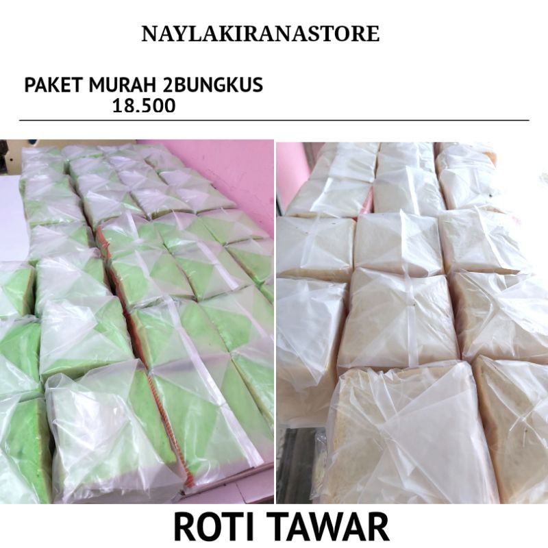 

ROTI TAWAR HOMEMADE MURAH PAKET ROTI MURAH