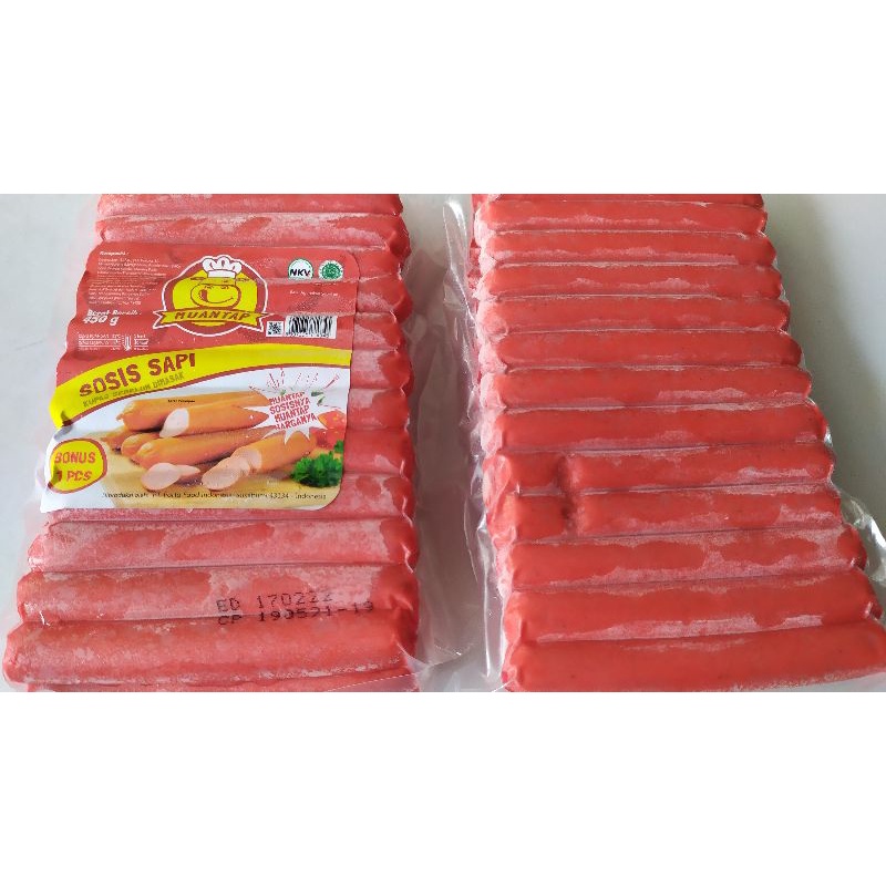 

sosis sapi muantap porto 730gram