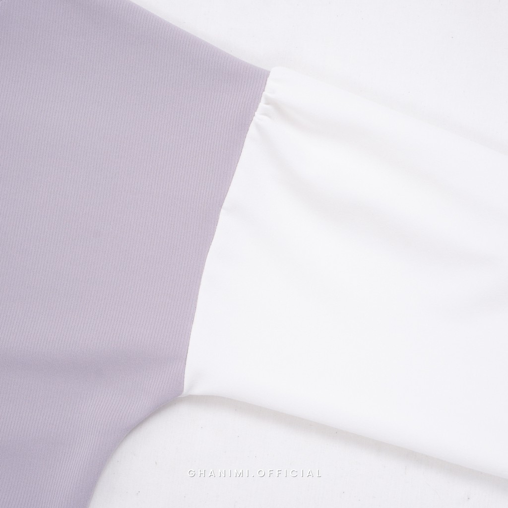 Ghanimi - Nuna Blouse / Polos Two Tone-6