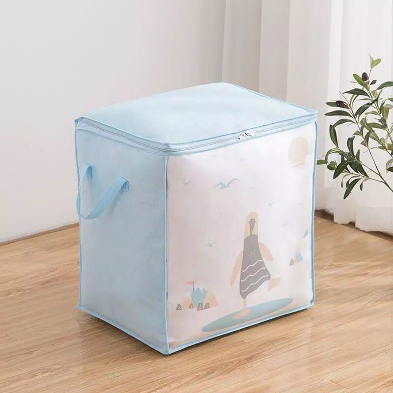 Storage Bag Berdiri Cloth Bag Tempat Penyimpanan Storage Organizer Bag Quilt Bag Storage Bag / Quilt Bag / Tempat Penyimpanan Selimut Anti Air PEVA