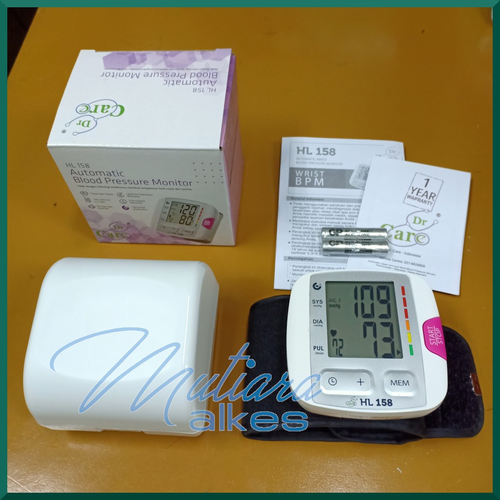 Tensi Meter Digital Pergelangan Tangan Dr Care HL-158 - Tensimeter DrCare