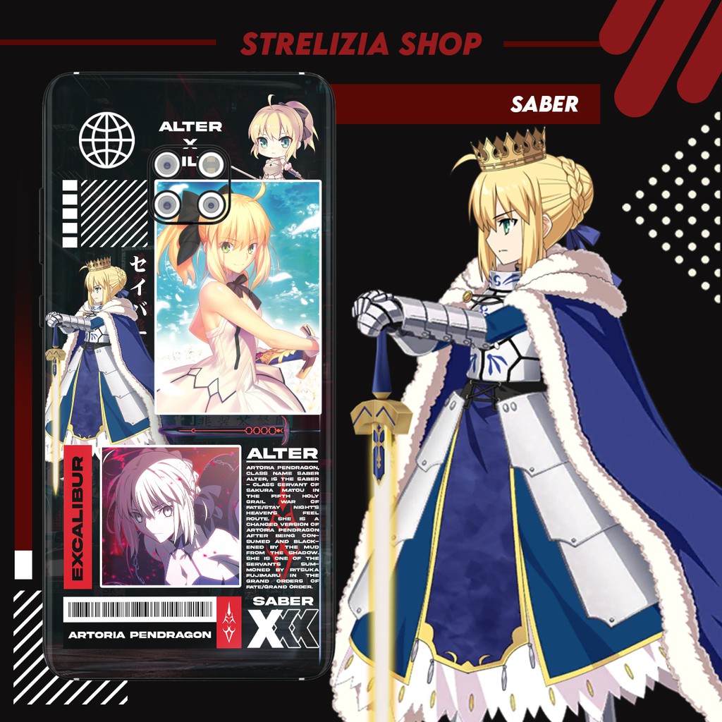 Phone Case Fate Series Saber Artoria Pendragon