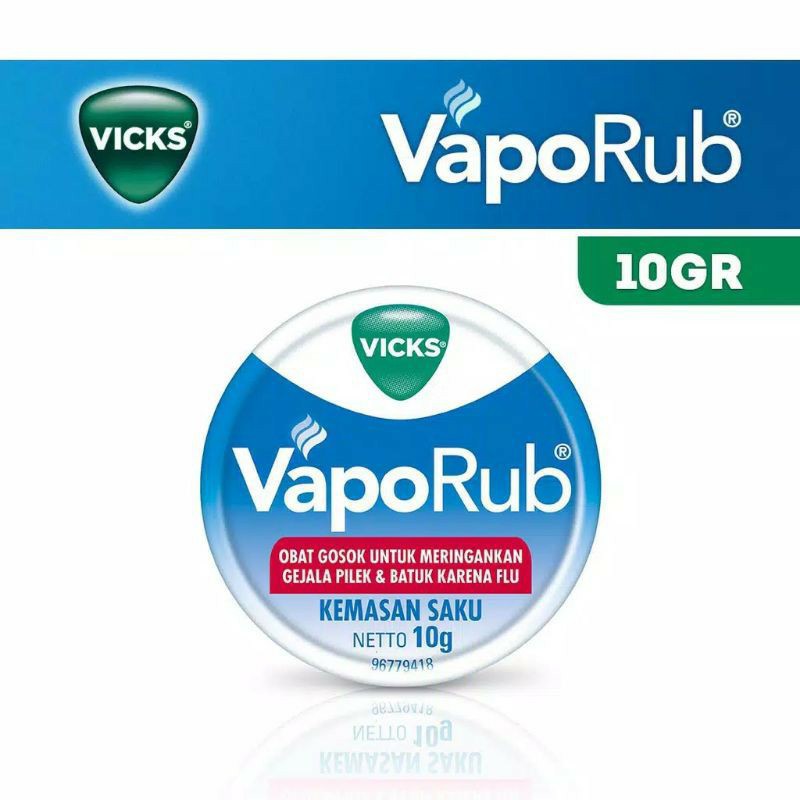 [BPOM] VICKS Vaporub 10gr - Meringankan Gejala Pilek Flu