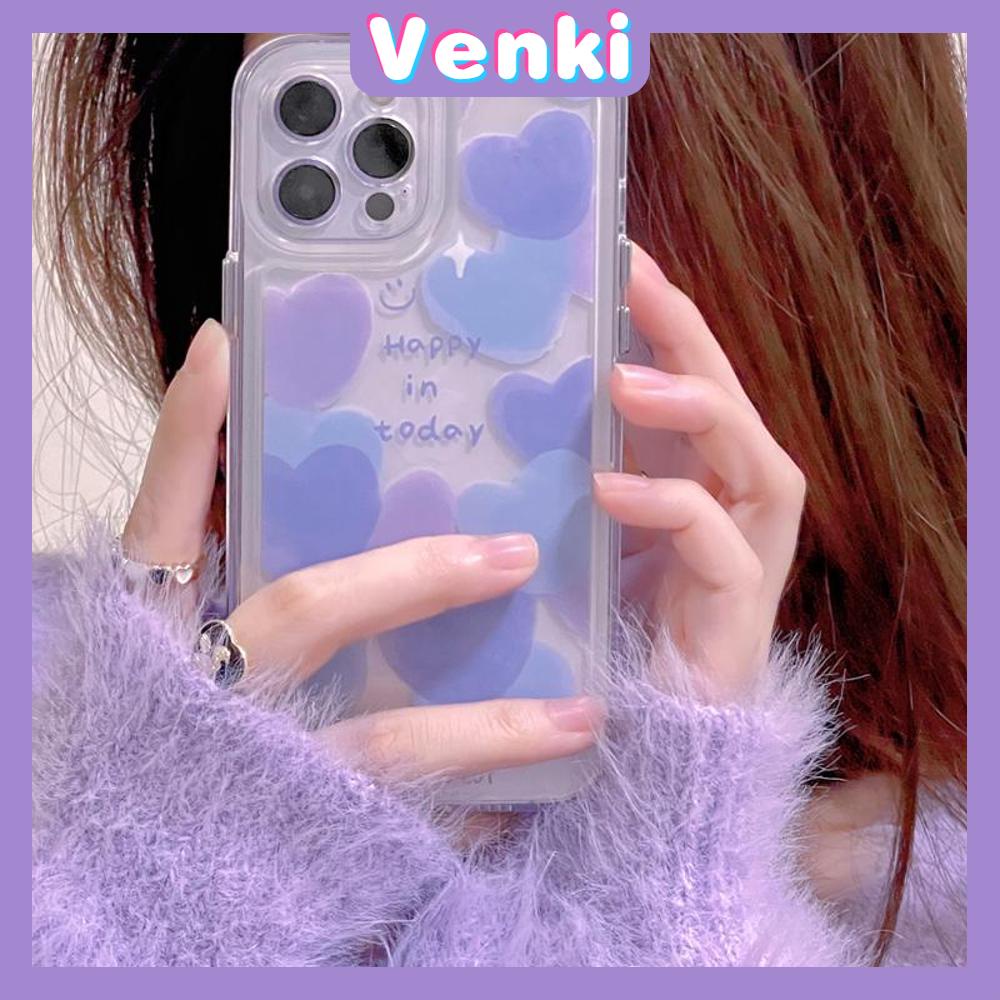 iPhone Case Clear Case Soft Thick TPU Shockproof Super Transparent Protection Camera Plating Button Purple Butterfly For iPhone 13 Pro Max iPhone 12 Pro Max iPhone 11 iPhone 7 Plus