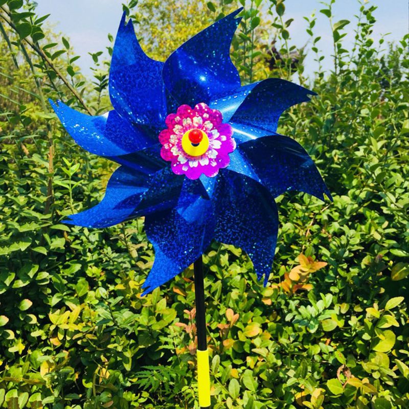 Mary Wind Spinner Kincir Angin Mainan Anak Anak Hadiah Dekorasi Taman Rotasi Glitte