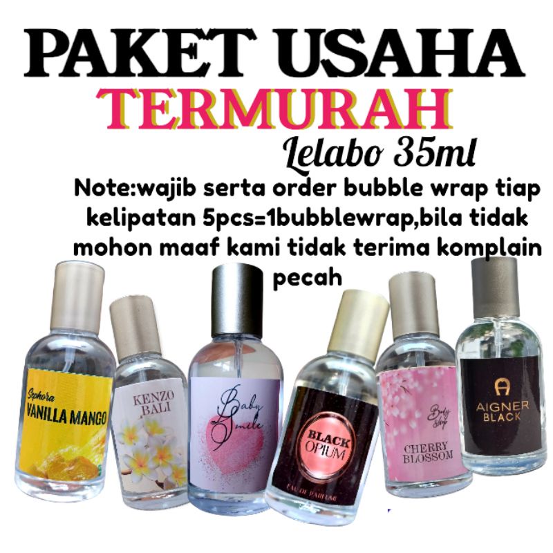 PAKET USAHA TERMURAH PARFUM LiLABO PRIA WANITA 35ML