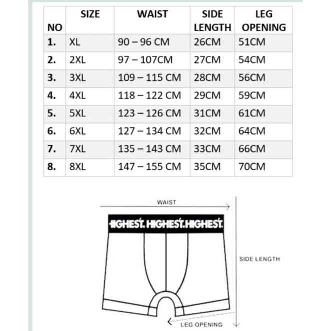 GARANSI CELANA DALAM PRIA SUPER JUMBO BOXER xxxl xxxxl xxxxxl xxxxxxl xxxxxxxl xxxxxxxxl xxxxxxxxxl