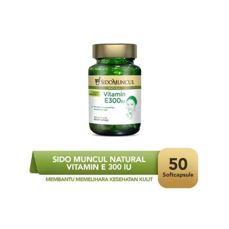 SidoMuncul Vitamin E 300 IU 50 Kapsul