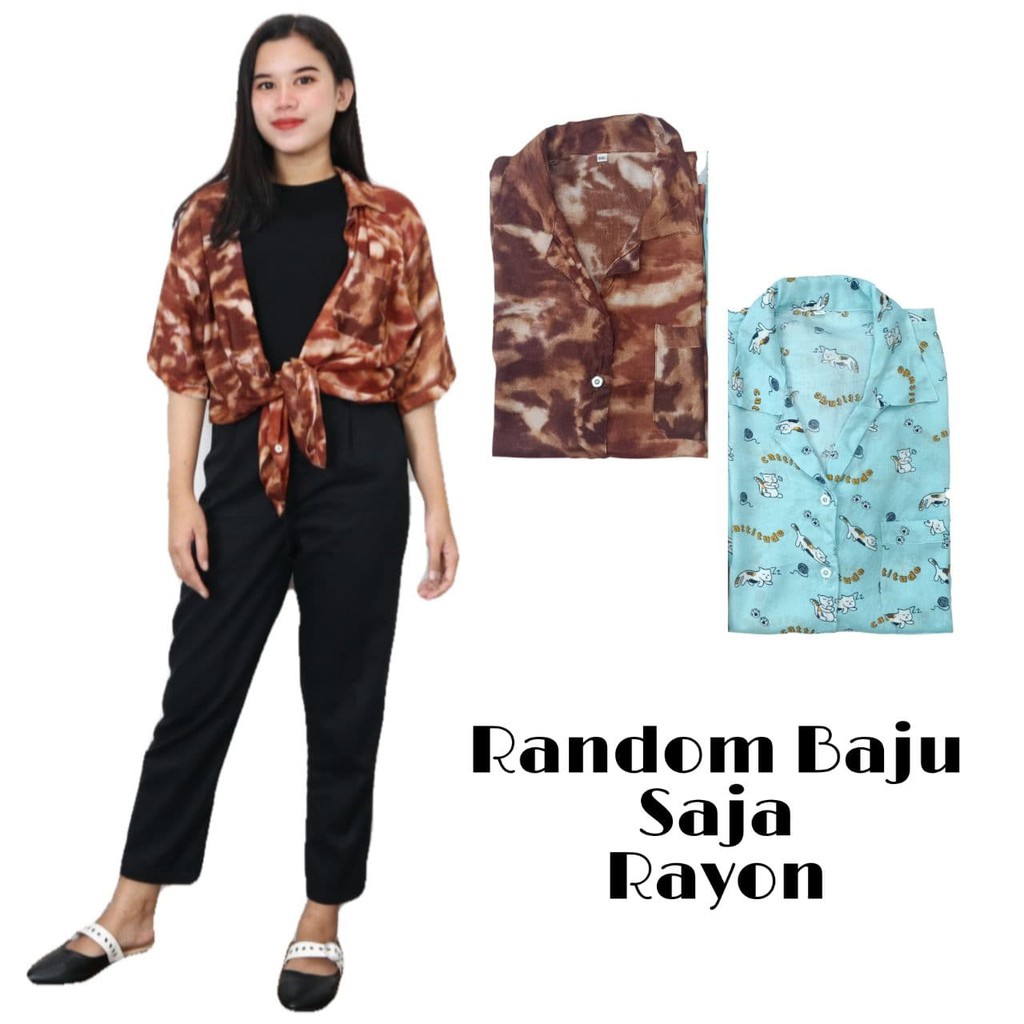 IZANY Piyama Baju Saja / Atasan Saja Banyak Varian