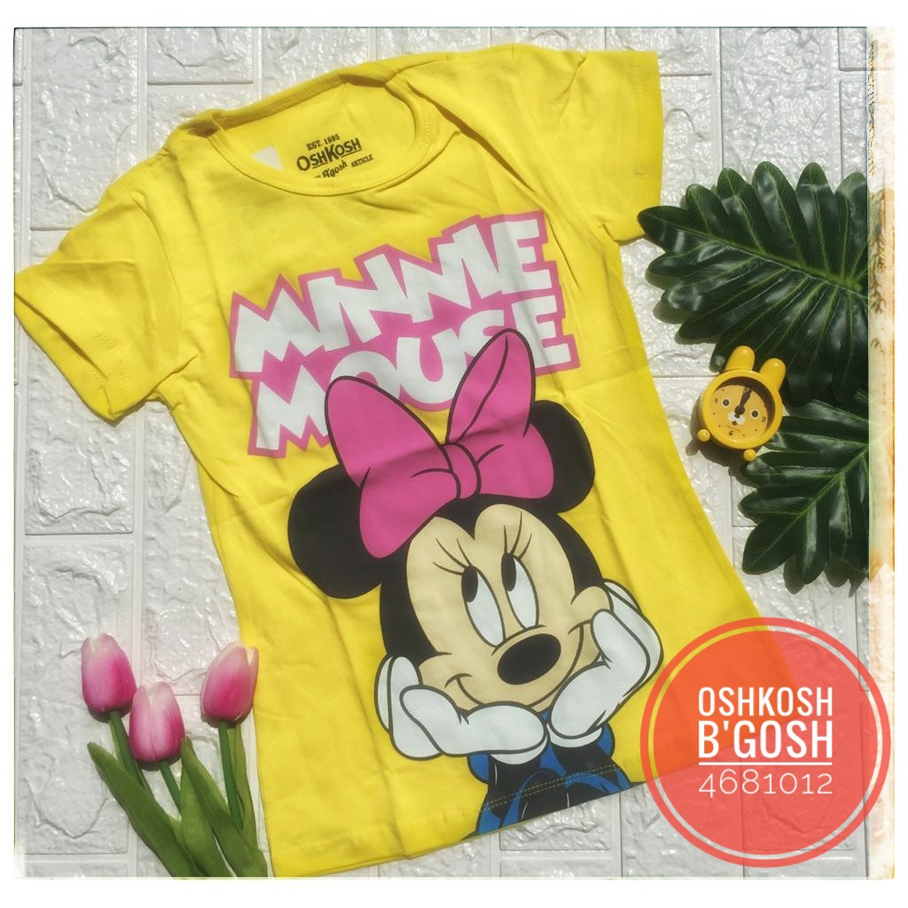 kaos anak perempuan oshkosh b'gosh disney series size 4681012