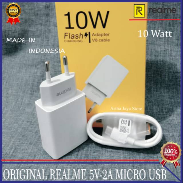 Charger Realme C1 C2 Realme C3 ORIGINAL 100% Micro USB