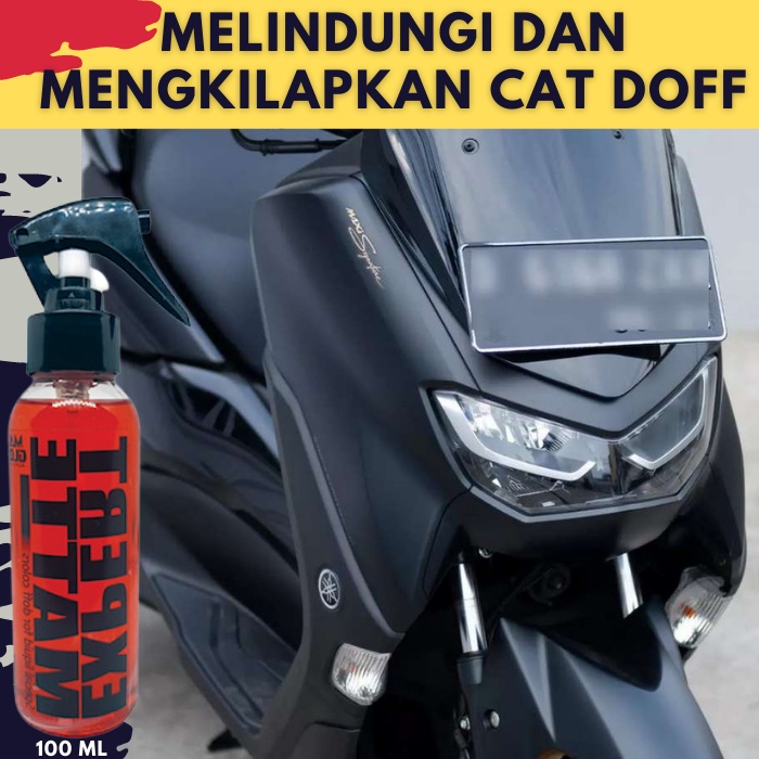 Pengkilap body motor doff Pengkilap motor Poles motor nano ceramic coating Pengkilap cat doff mobil 