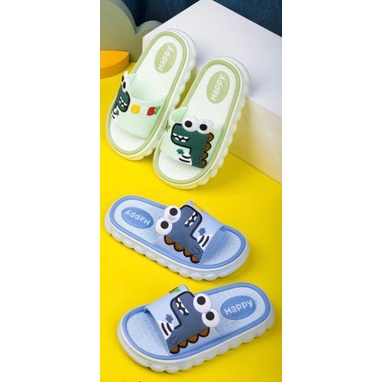 Sandal anak PVC kartun motif Dino/Sandal anak import S2