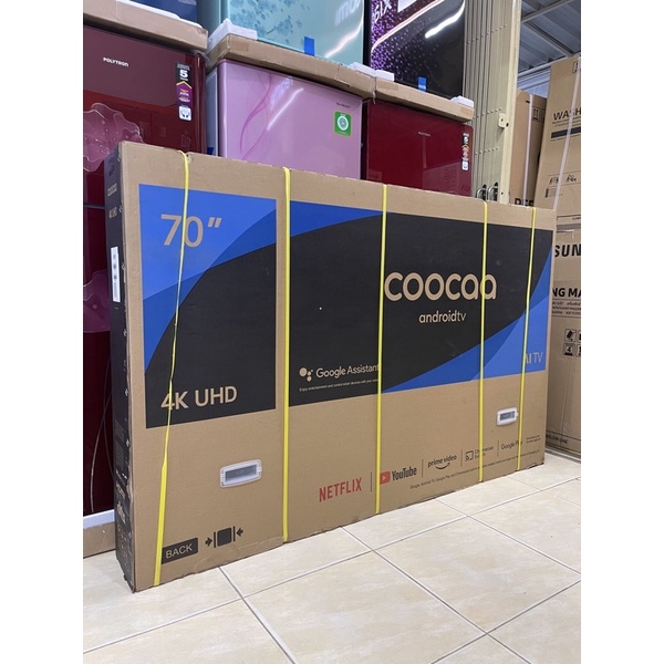 coocaa 70in android TV 70CUC6500 4K UHD garansi resmi