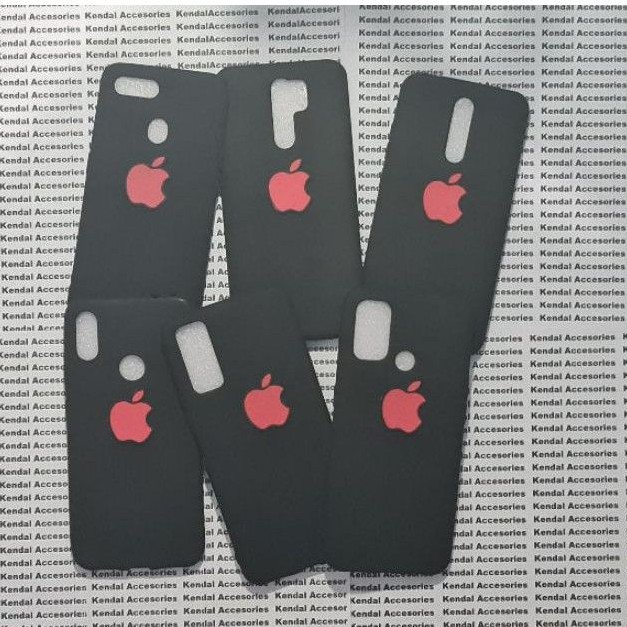 case Oppo A33 2020 Oppo A53 black matte motif Soft case softcase silikon