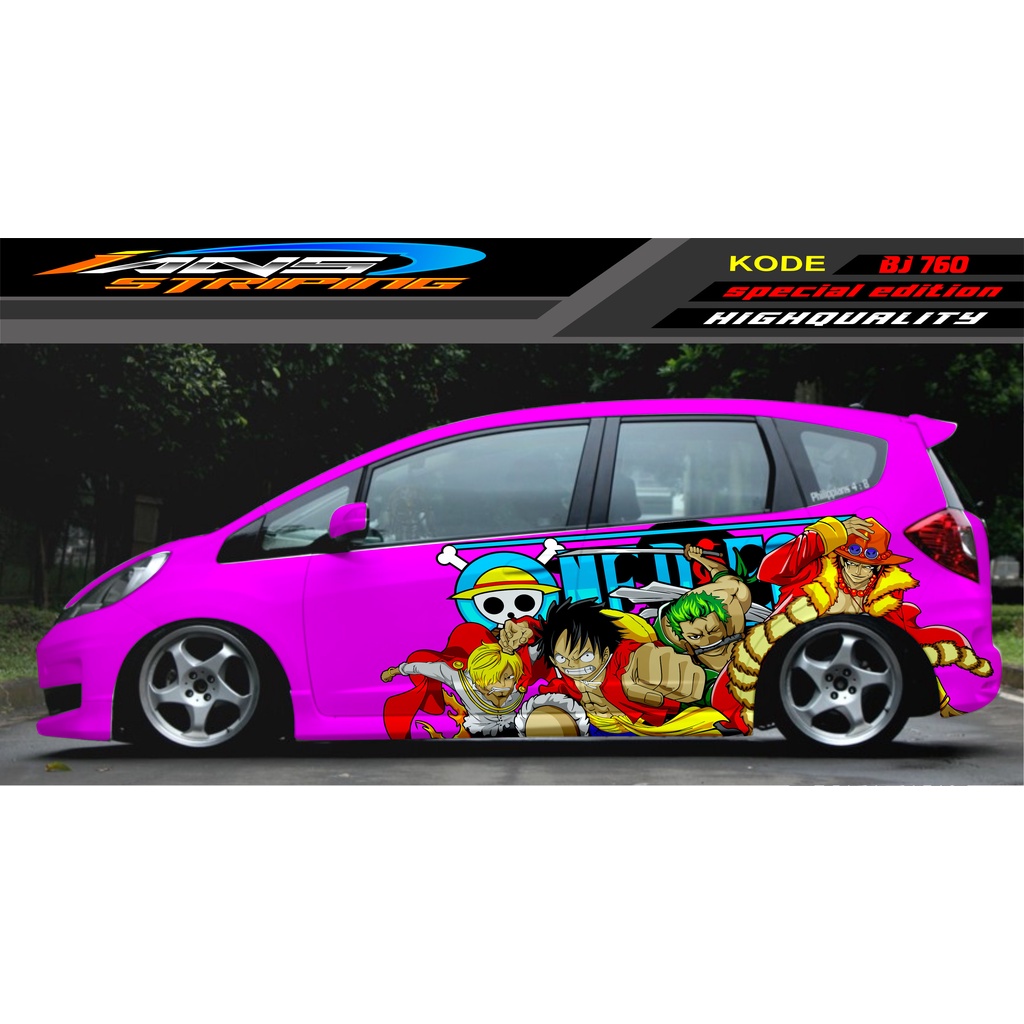 DECAL STICKER MOBIL HONDA BRIO AGYA JAZZ AVANZA YARIS / DECAL STICKER MOBIL JAZZ / STIKER MOBIL