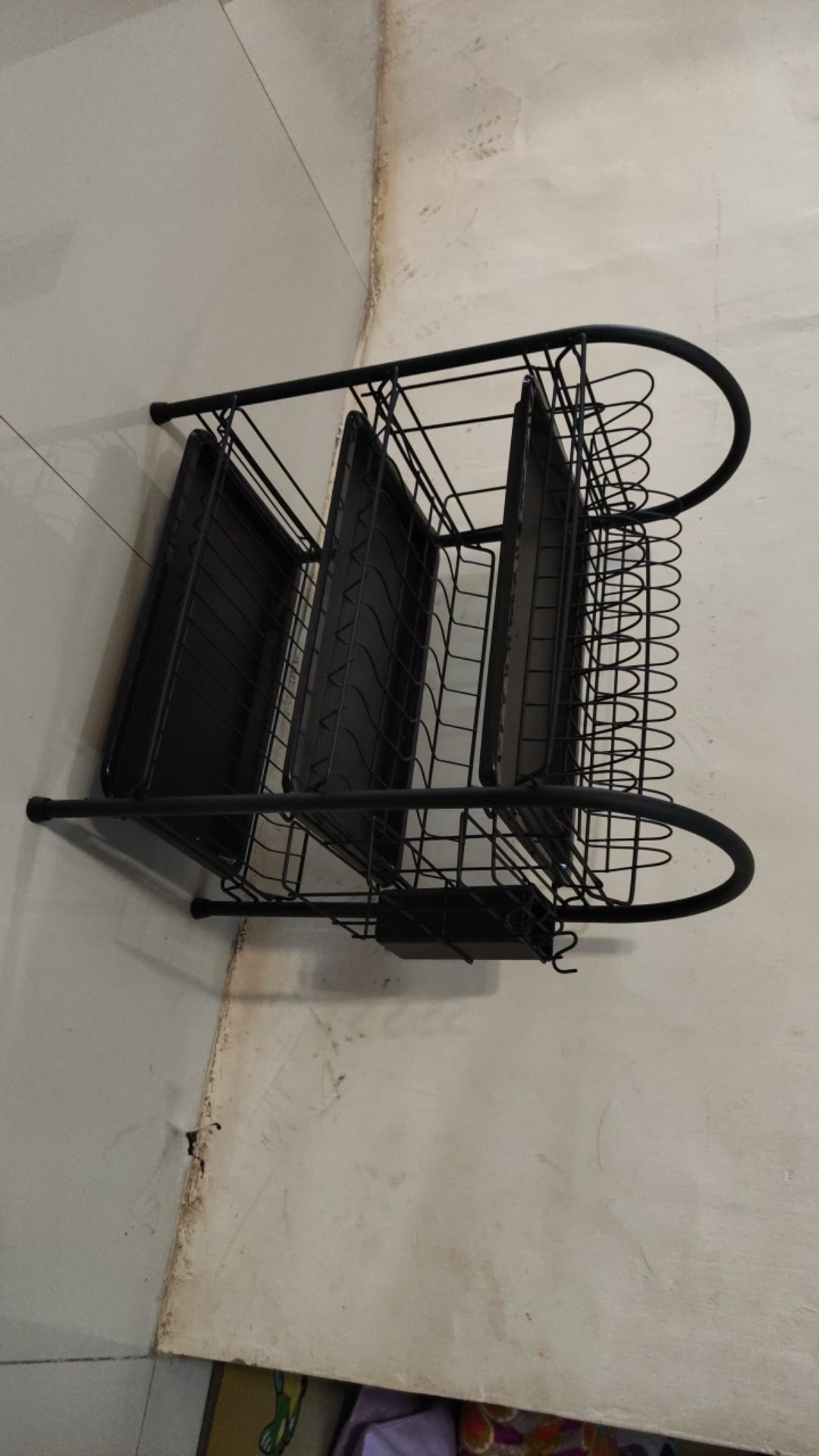 Lemari Piring Rak Piring Dapur Tempat Peralatan Piring Dan Gelas Makan Serbaguna Multifunctional Dish Rack