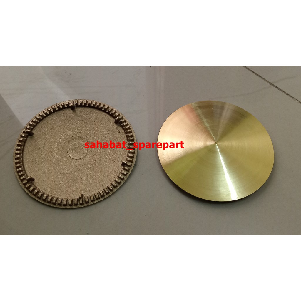 BURNER KOMPOR GAS QUANTUM SEDANG BAHAN KUNINGAN DIAMETER 8 CM