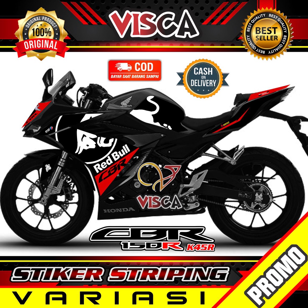 Striping Cbr 150r 2021 - Sticker Striping Variasi Lis Cbr 150r 2021 - Striping Hologram Cbr 150r 202