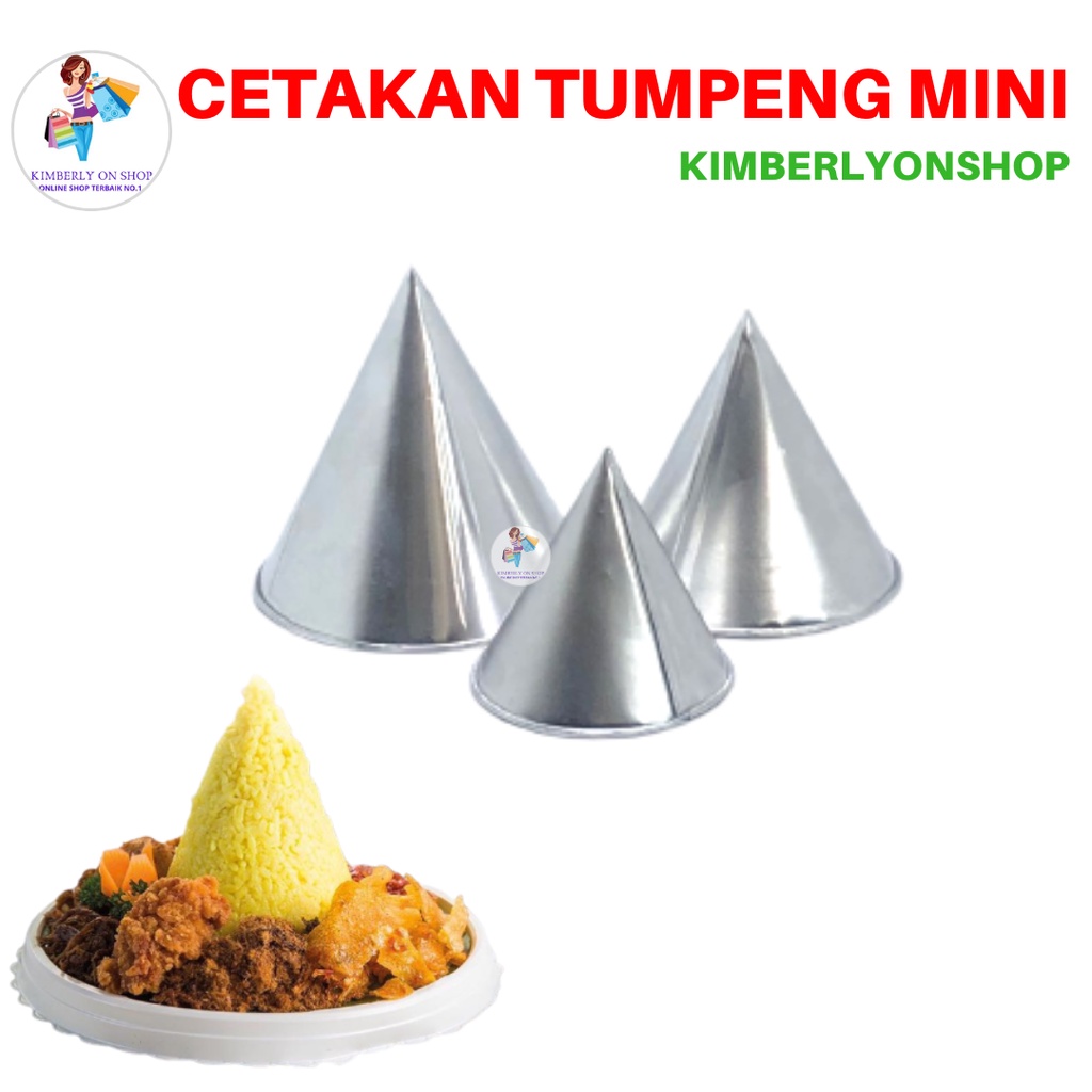 Cetakan Tumpeng Mini Bahan Alumunium Loyang Tumpeng