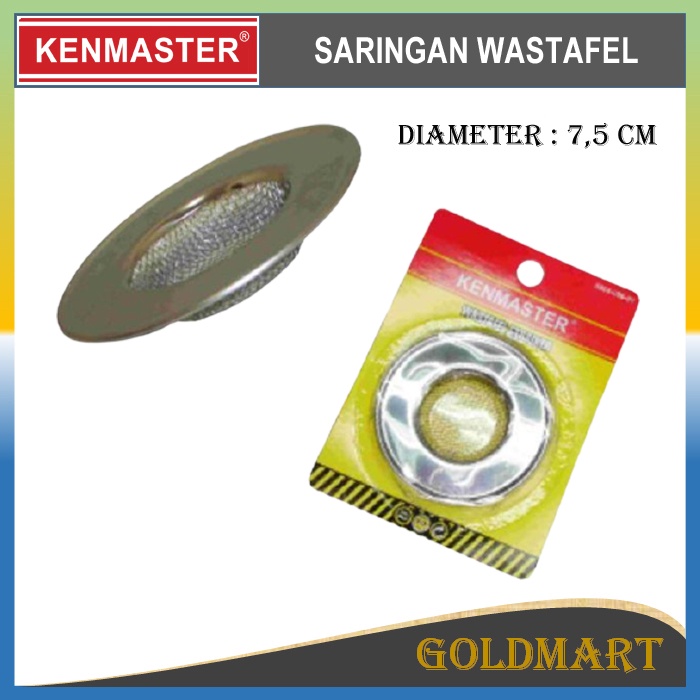 Saringan Wastafel Stainless - Kenmaster Saringan Wastafel Cuci Piring