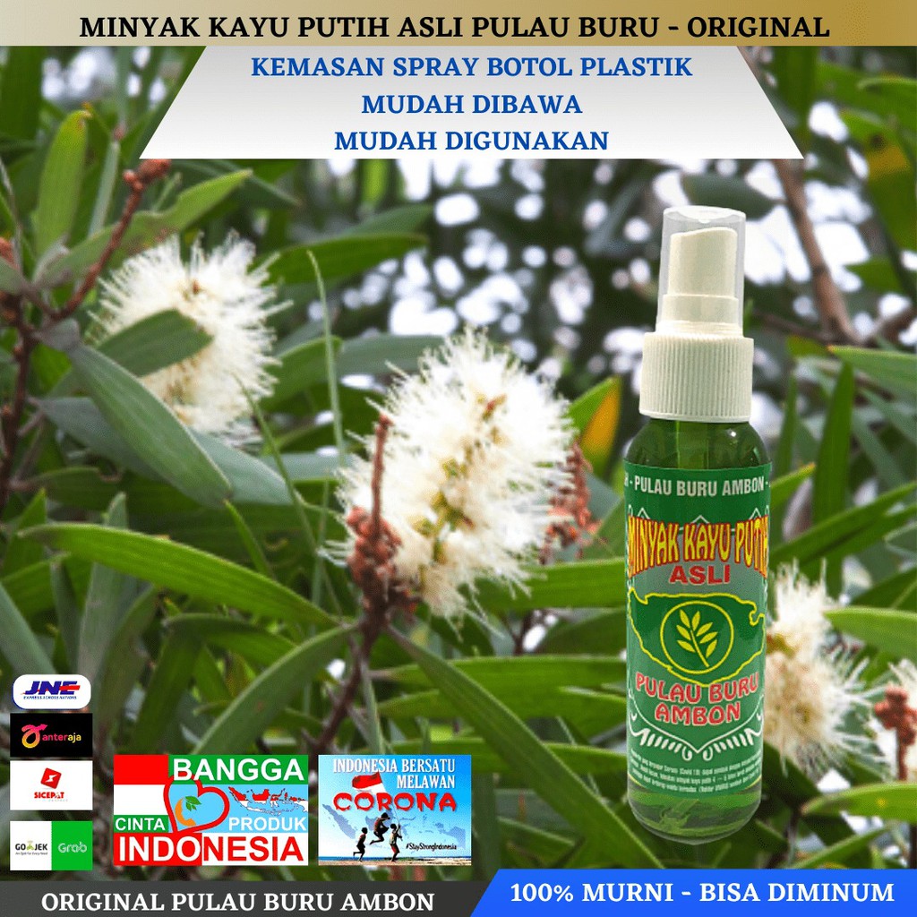 Minyak Sereh Asli Pulau Buru Ambon / Murni 100% Original / Botol Spray