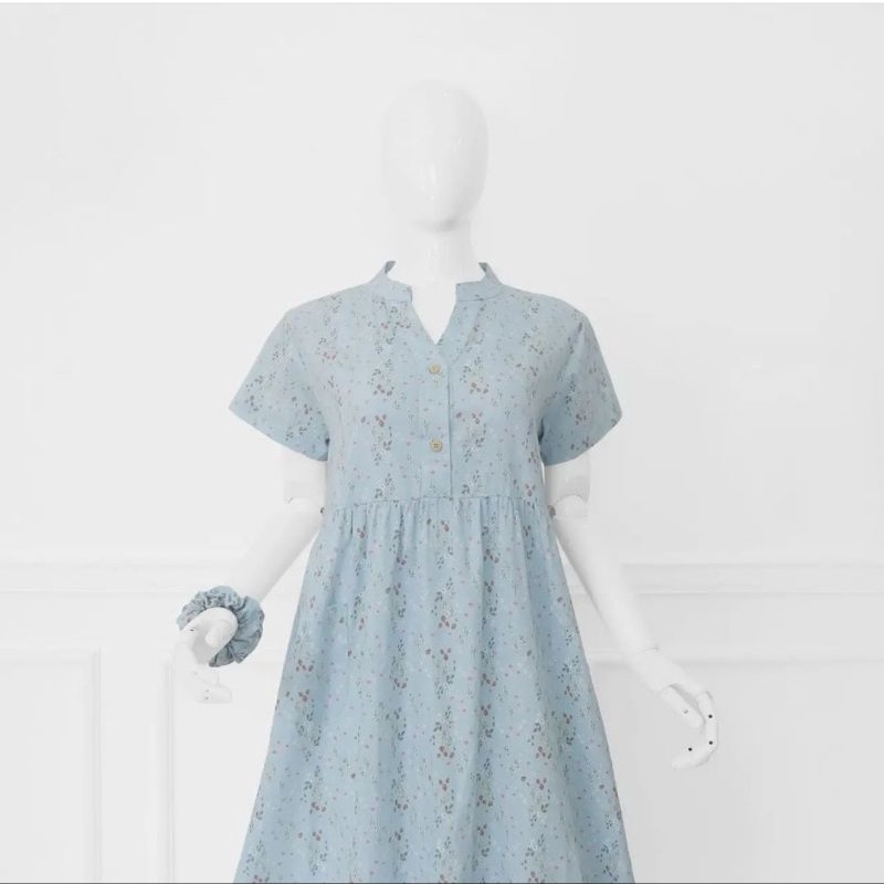 MODEL J NANA BLUE Homedress Daster Asma daily wear Asma dailywear Asmadailywear