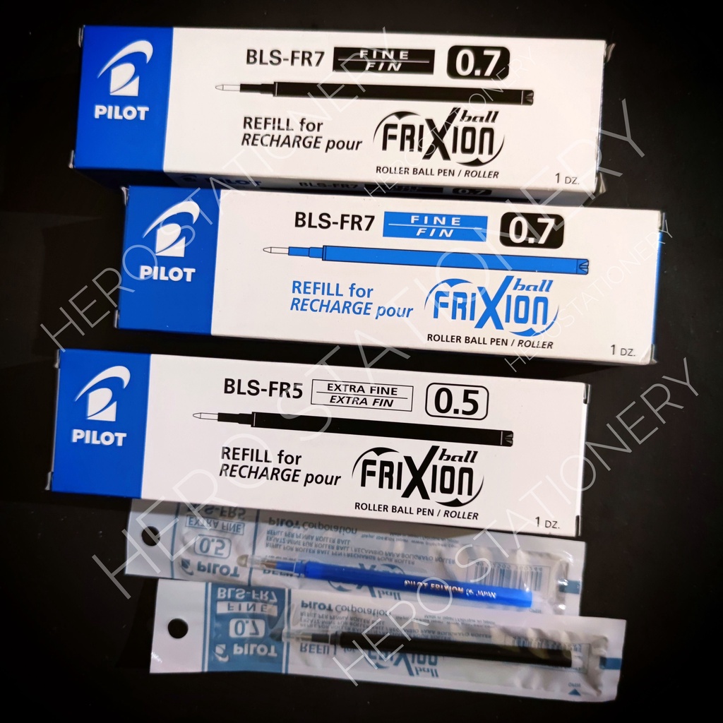 

Pilot frixion erasable ballpoint pen refill bisa dihapus 0.5 0.7 mm BLS-FR5 BLS-FR7