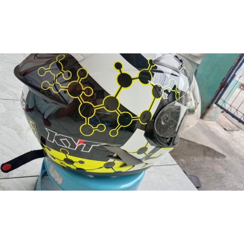 Helm KYT full face helm bekas helm second